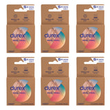 Durex Avanti Bare Realfeel Non-Latex Condom 3 Count (Pack Of 6)