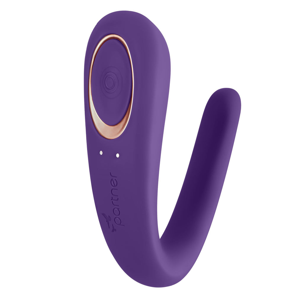 Satisfyer Double Classic | Partner Vibrator | Powerful Motor | Waterproof (Ipx7) | Rechargeable Battery | Skin-Friendly Silicone