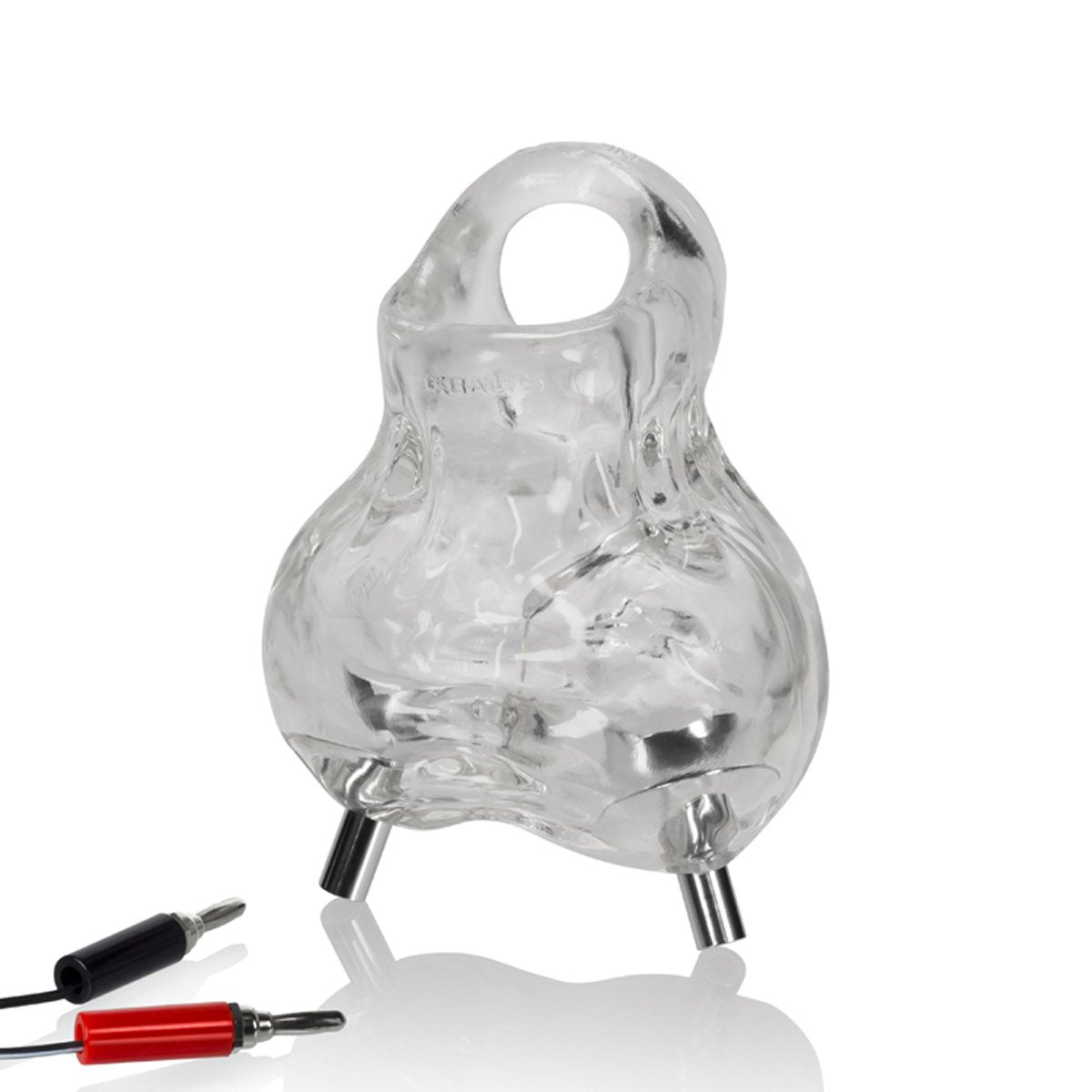 Oxballs 4mm Electro Nutter Ballsack, Clear, 172 Gram