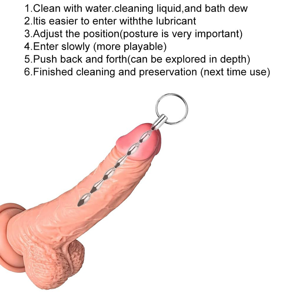 Tabuy Stainless Steel Urethral Sound Plug Catheter Sounds Penis Plug Urethral Dilators for Men Urethral Stimulation Masturbation