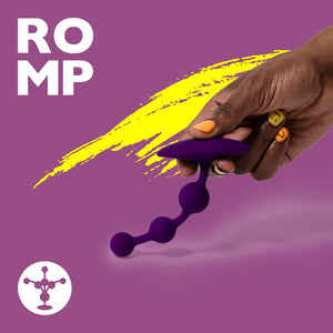 ROMP Amp Anal Beads | Adult Toys | Sex Toys for Men Women & Couples| 5 Inch Silicone Graduated Beads for Stimulation | Prostate