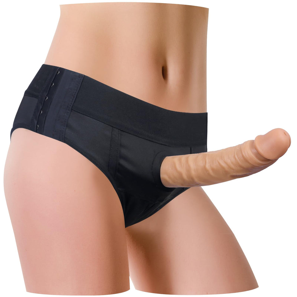 Drexoxo Harness Strap-on Sex Toys - 7.5 '' Realistic Fake Penis with Adjustable Hook, Wearable G spot Stimulation Strong Suction