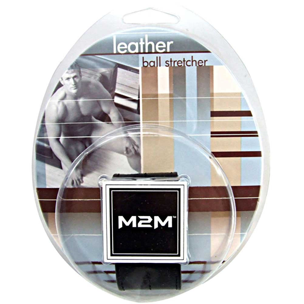 M2M Ball Stretcher  Leather  1Inch  Black