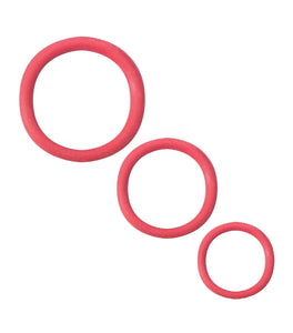 Cock Rings Set (Red)