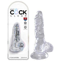 Pipedream Products King Cock Clear 4 Cock with Balls