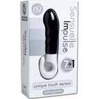 Sensuelle Impulse Rechargeable Function Slimline Vibrator, Black