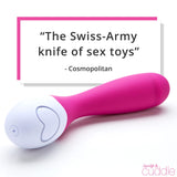 Ohmibod - Lovelife Cuddle, G Spot Vibrator, Adult Toys For Women With 7 Preset Pulsations, Splashproof Clitoris And G Spot Stimu