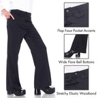 Men'S Bell Bottom Pants Med/Lg