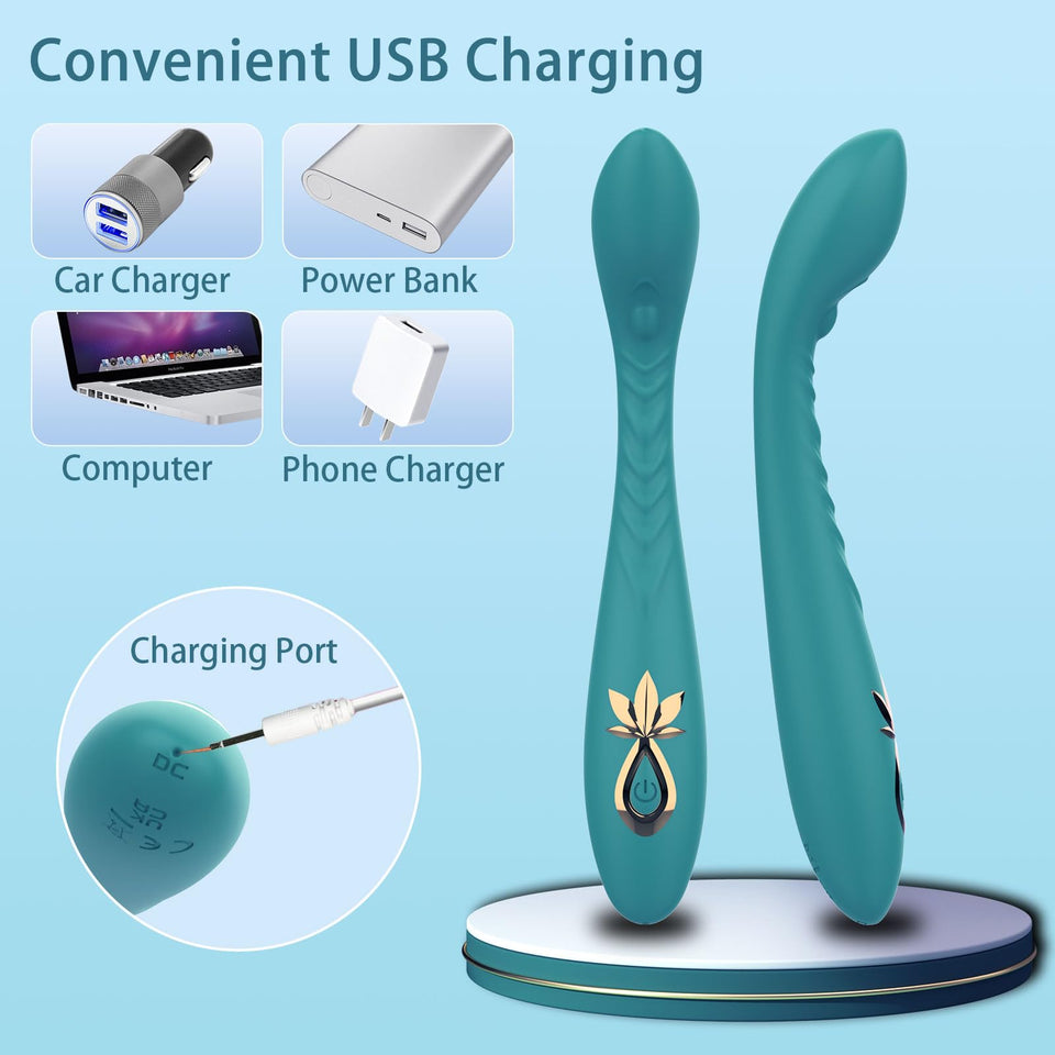 Clitoris G-Spot Vibrators for Women Pleasure - Adult Sex Toys Nipple Clitoral Anal Massager with 10 Powerful Vibrating Modes, Wa