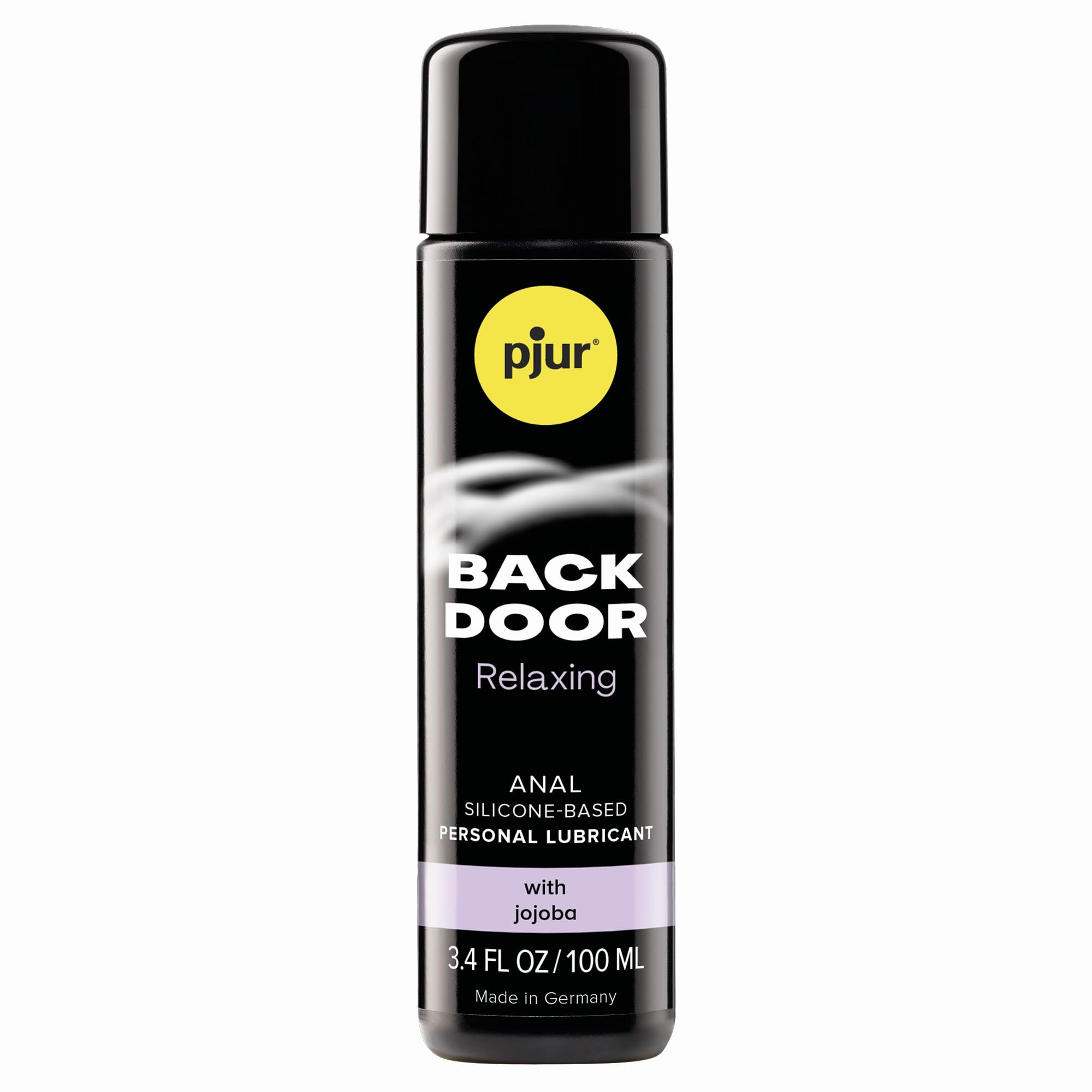 pjur Back Door Silicone-Based Lubricant | Long-Lasting Lubrication with Jojoba | Gentle Formula for Sensitive Use - 100ml - 3.4 