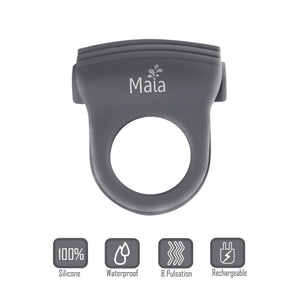 Maia 8 Pulsation Vibrating Cock Ring-Delayed Ejaculation Penis Rechargeable Rings Sex Toys Mens Sex Delay Device