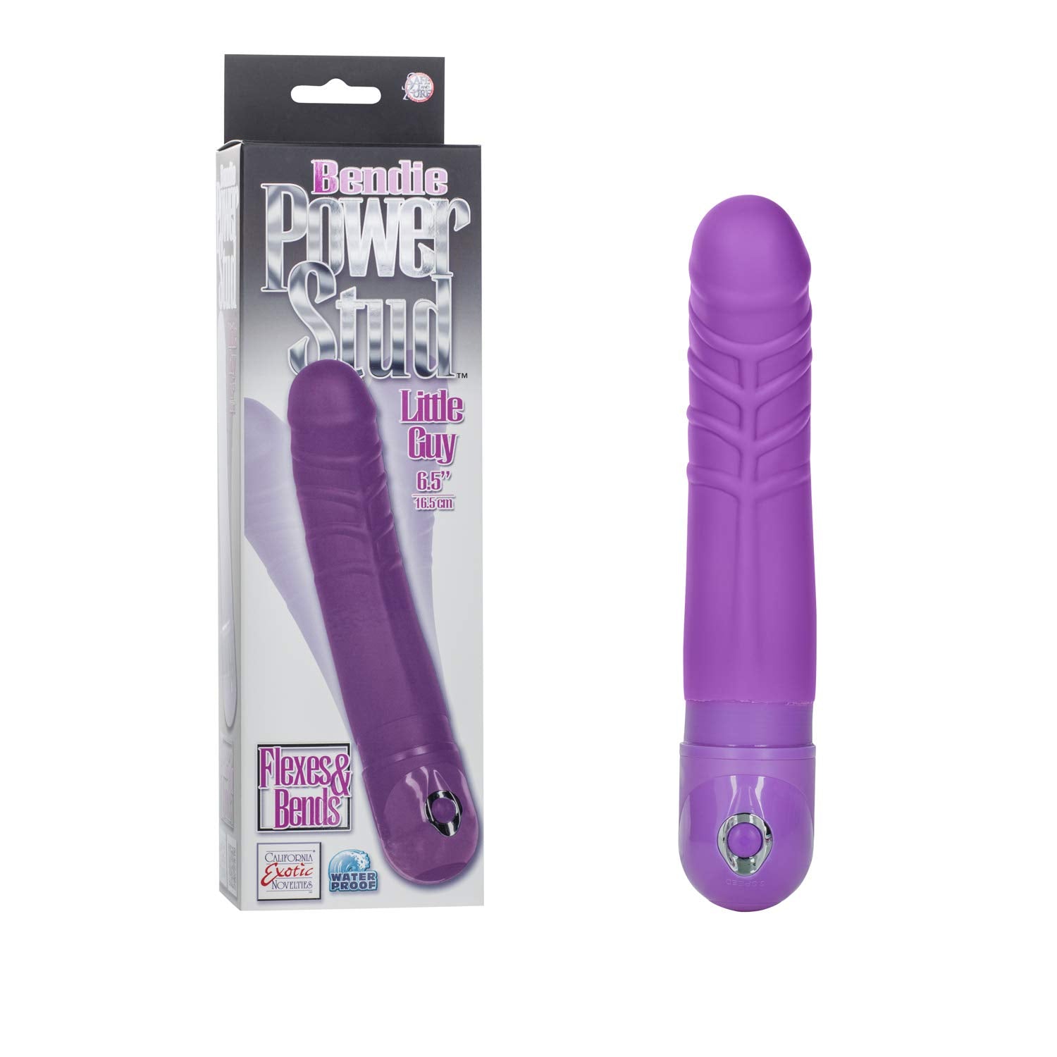 California Exotics Bendie Power Stud Little Guy, Purple