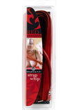 Leather Red 20In Strap Whip