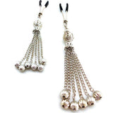 Bijoux De Nip Nipple Clamp Short Tweezer Chrome Chain Tassel