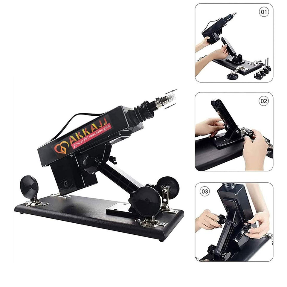 Powerful Sex Machine Gun With Different Attachments For Men And Women Masturbation Different Attachments And Speeds Adult Toys Auto Thrusting Sex Devices