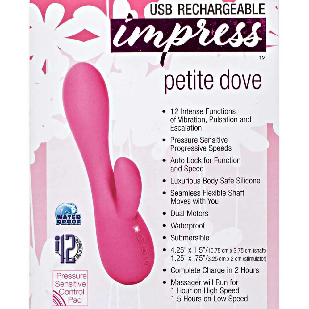 California Exotic Novelties Usb Rechargeable Impress Petite Dove, Pink