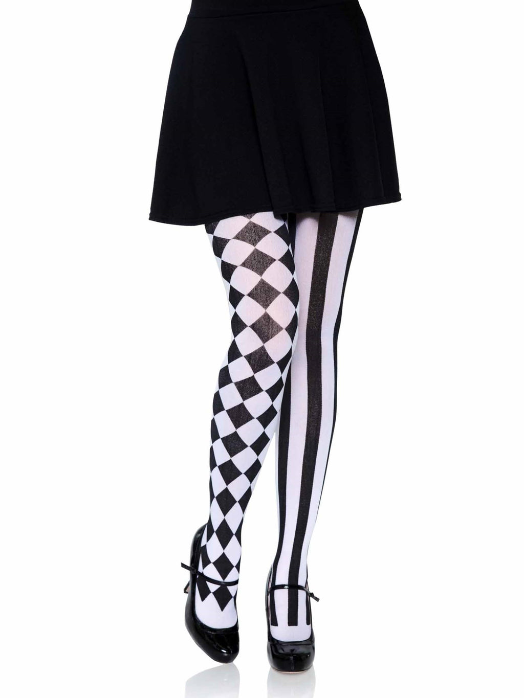 Harlequin Pantyhose O/S Black/