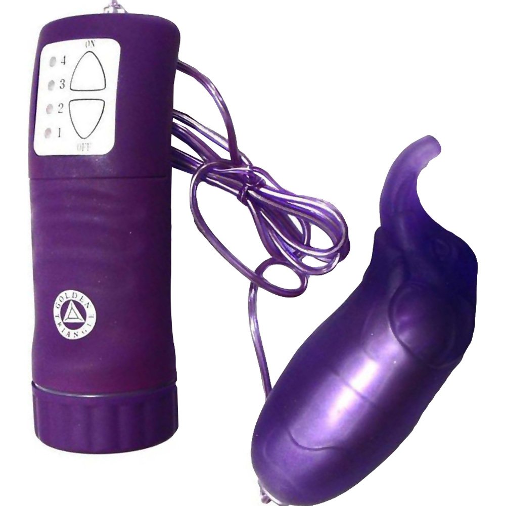Golden Triangle Mardi Gras Waterproof Teaser, Purple, Elephant