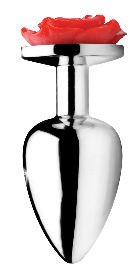 Red Rose Anal Plug - Small