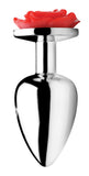 Red Rose Anal Plug - Small