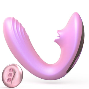 Tracy's Dog Clitoral Licking G Spot Vibrator, Remote Control Adult Toys for Women Couple Play, Vibrating Sex Toy for Double Stim