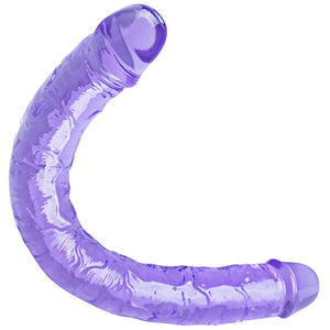 18 * 1.7 '' Double-Headed Thick Giant Dildo, Extra Long Realistic Dildo, Huge Flexible Fat Penis G-spot/Anal,Double-Sided XXL Wi