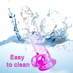 7.4 Inch Small Realistic Dildo G-Spot Fake Penis with Powerful Suction Cup for Real Feel Hands-Free Cute Anal Play Lifelike Jell