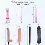 AUXFUN Sex Machine Automatic Love Machine,Thrusting Fuck Machine with 3XLR Connector Juguetes Sexuales Hands Free,Sex Toys Coupl