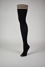 Kixies Dannalynn Black Ribbed Size D