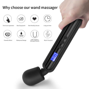 Vibrator Wand Adult Sex Toys & Games Sex Novelties Vibrating Massager for Clitoral Stimulation Powerful Vibrator Pleasure with 1