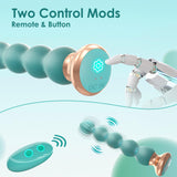 Vibrating Anal Beads Butt Plug Vibrator Anal Toy for Men and Women, 10 Vibration Modes Prostate Massager Male Vibrator Remote Co
