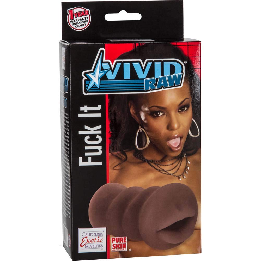 California Exotic Novelties Vivid Raw Fuck It Mouth, Black