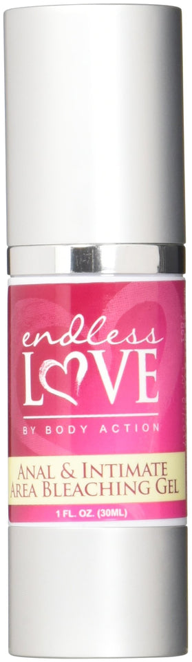 Body Action Endless Love Anal And Intimate Area Bleaching Gel 1 Ounce