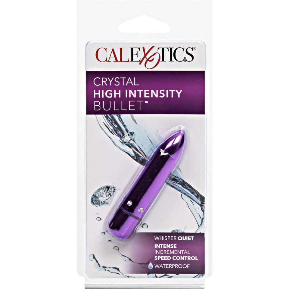 California Exotic Novelties Crystal High Intensity Bullet, Purple