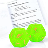 Harper & Chance Sex Dice Games for Adults Couples, Date Night Dice, 96 Foreplay Suggestions, 36 Sexual Positions...Glow in The D