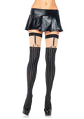 Spandex opaque pinstriped susp