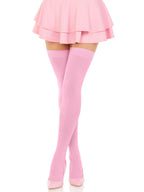 Leg Avenue Nylon Over The Knee, O/S, PINK
