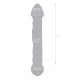 65 Inch Full Tip Textured Glass Dildo