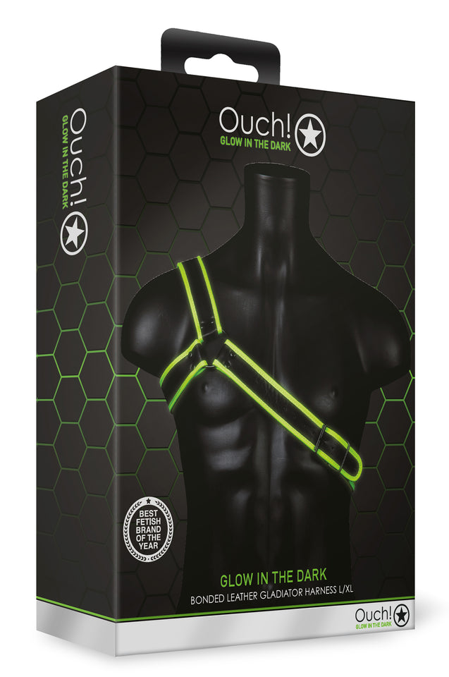 Gladiator Harness - Large/Xlarge - Glow In The Dark