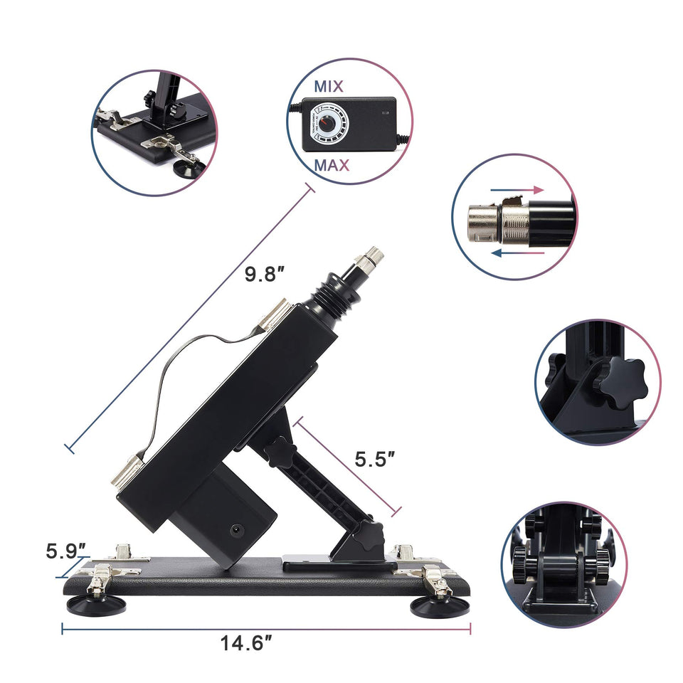 SENSUA Sex Love Machine Adult Toy, Thrusting Fucking Device for Men and Women Masturbation, Automatic and Adjustable Vaginal Ana