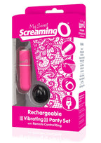 Screaming O My Secret Charged Remote Control Panty Vibe | Female Vibrator (Pink)