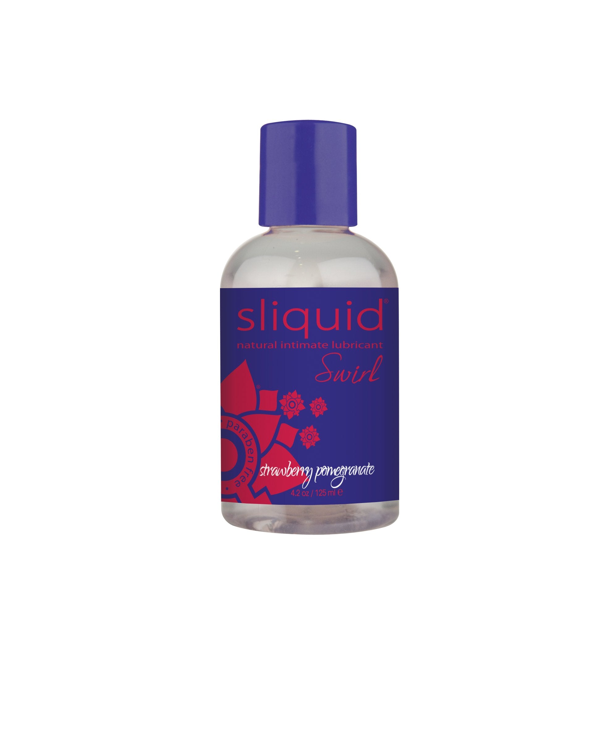 Sliquid Swirl Lubricant Strawberry Pomegranate - 4.2 oz Bottle