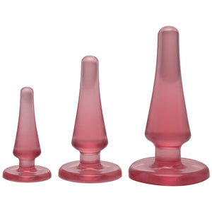 Crystal Jellies Anal Trainer Kit Pink