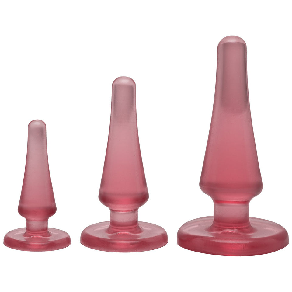 Crystal Jellies Anal Trainer Kit Pink