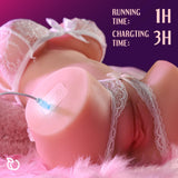 baiwatt 13.2LB Vibrating Sex Doll Male Masturbator - 12 Vibration Modes Sex Dolls, 4in1 Sex Toys for Men Pocket Pussy Ass with B