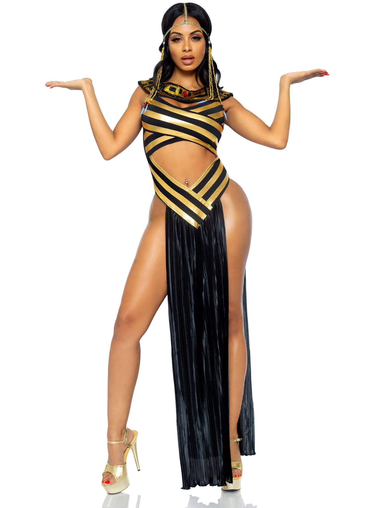 3Pc.Nile Queen Catsuit Dress W