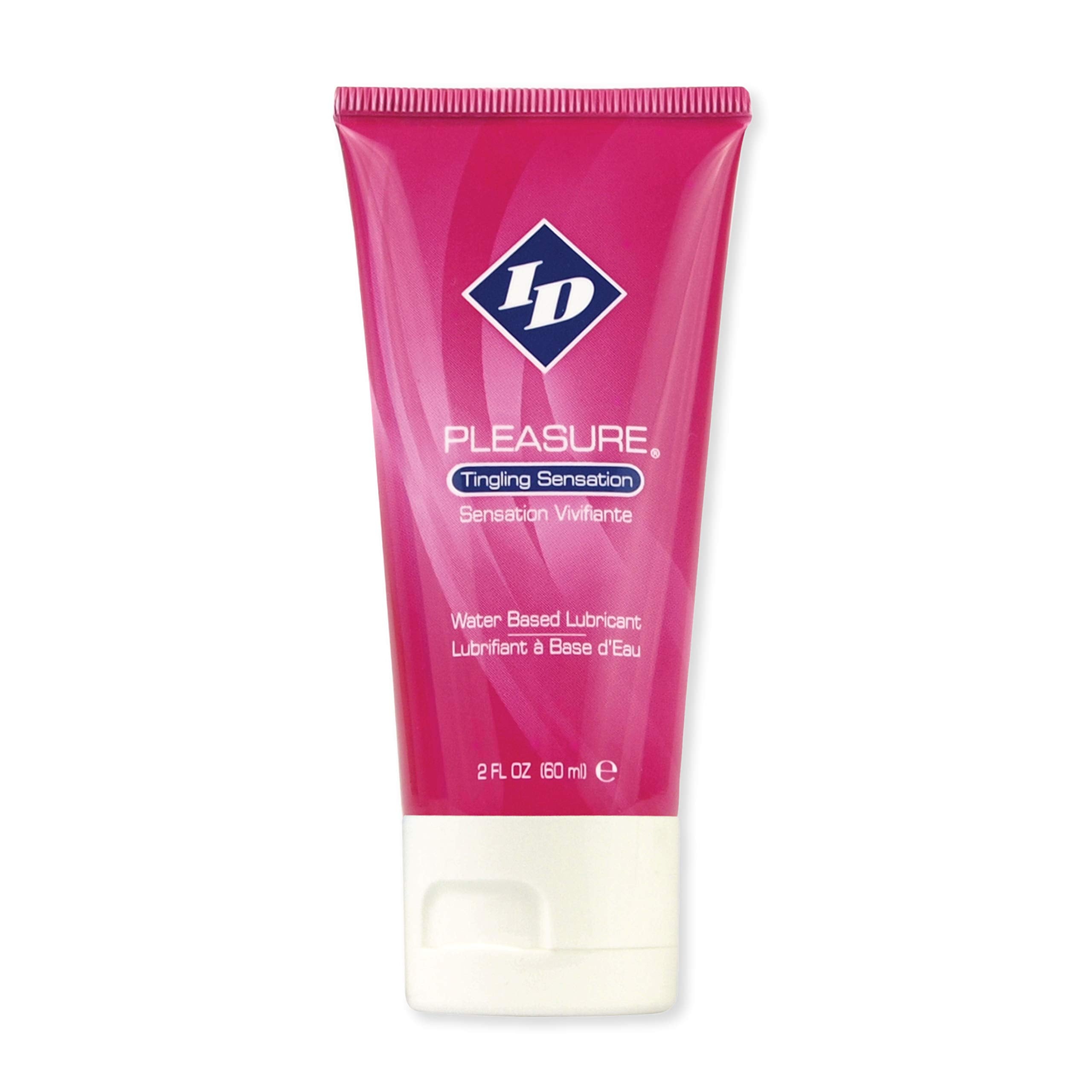 ID Pleasure Stimulating Personal Lubricant 2.2 Fl Oz - Water Based Tingling Sensation Lube with Natural Botanical Extracts, Made