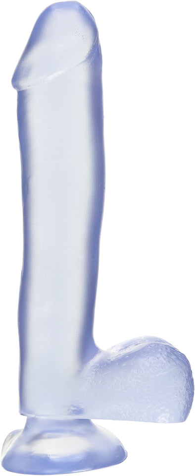 Basix 10In. Dong W/Suction Cup Clear