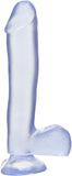 Basix 10In. Dong W/Suction Cup Clear