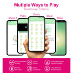 APP Remote Control G-spot Panty Vibrator, Pink Fun Long Distance Bluetooth Wearable, Rechargerable Adult Sex Toys More Than 10 V
